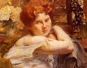 Paul-Albert Besnard Le Femme Aux Cheveux Roux oil painting artist